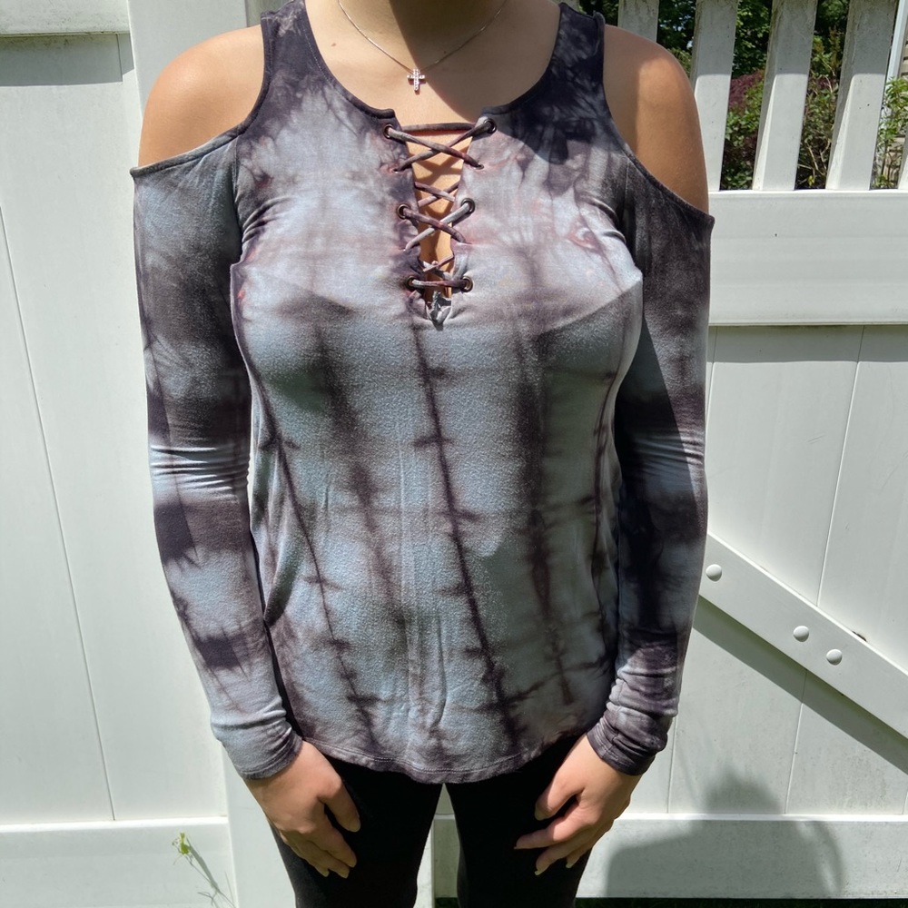 American Eagle tie-dye top